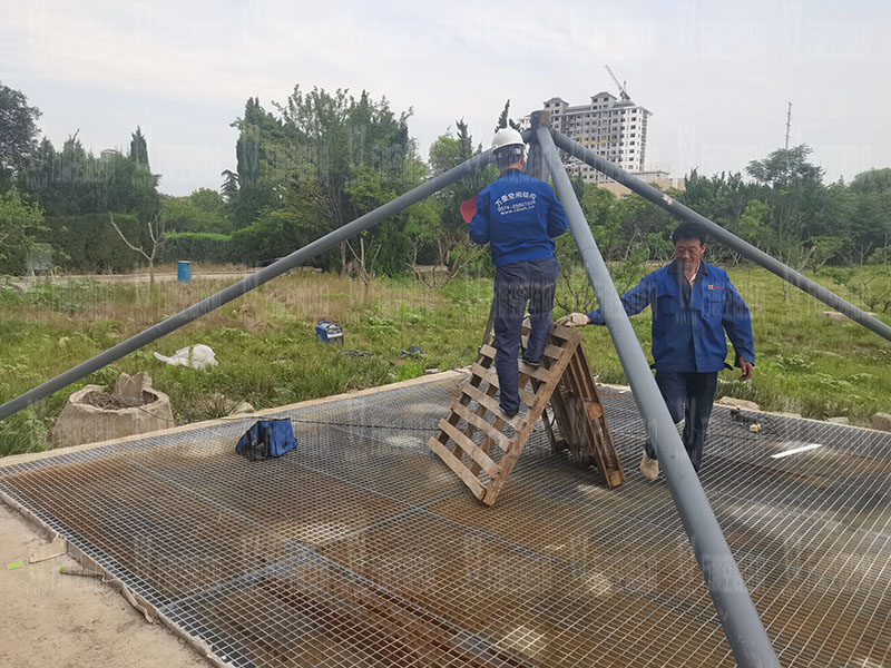 亳州市污水處理廠一期氧化溝密封升級改造工程開始施工