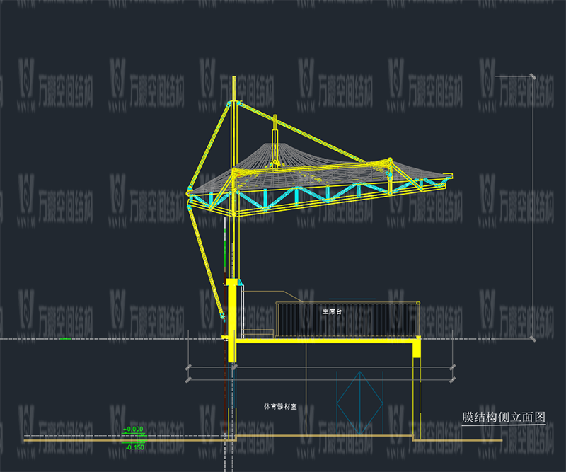 萬豪2021第12標-張家港市新建九年一貫制學校膜結構工程