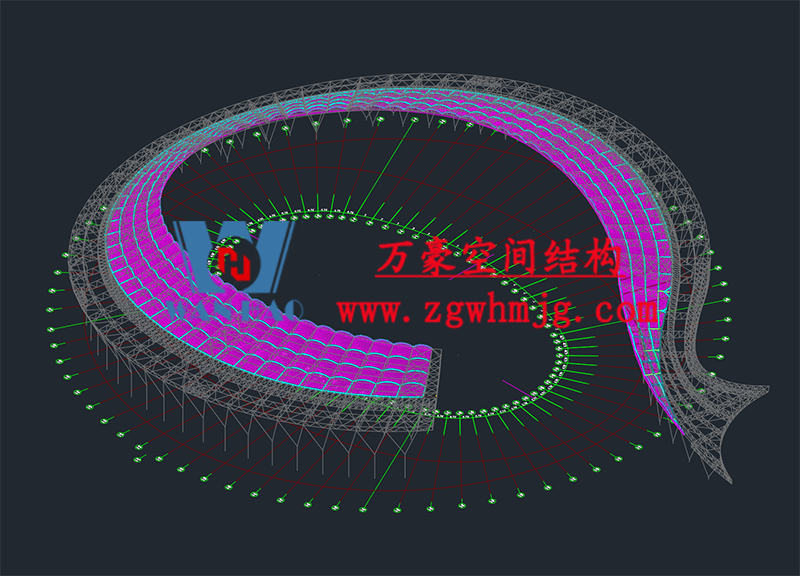 萬豪2022第2標-襄陽奧體中心膜結構工程