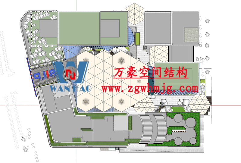 萬(wàn)豪2022第3標(biāo)-中國(guó)東盟特色商品匯聚中心膜鋼構(gòu)工程