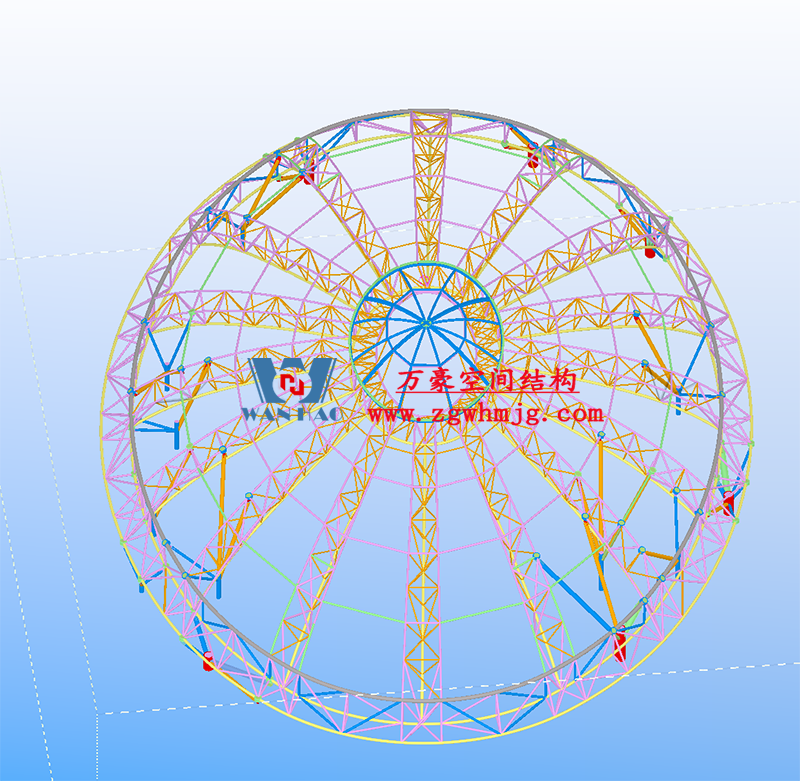 萬豪2022第12標(biāo)-明宇廣場6號地塊商業(yè)（萬達廣場）改造項目鋼膜結(jié)構(gòu)ETFE蓋頂天幕工程