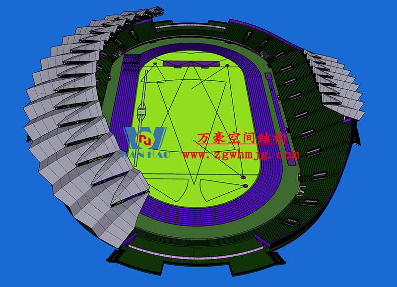 萬豪2022第14標-張掖奧體中心建設(shè)項目（EPC）總承包體育場PTFE膜結(jié)構(gòu)專業(yè)分包工程