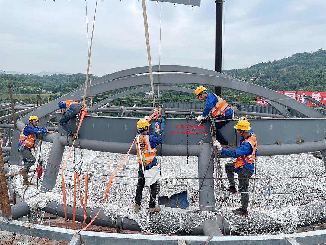 重慶東站站房正在加速建設，全力繪就項目新篇章