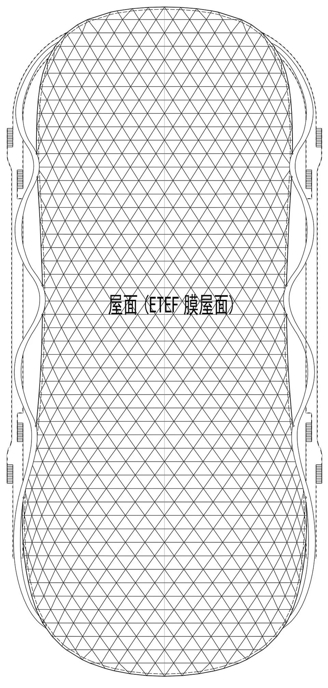 帆影碧波|風(fēng)雨操場(chǎng)上的ETFE膜結(jié)構(gòu)穹頂